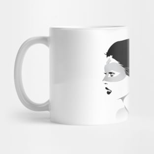 Girl Wearing a Mask Mug